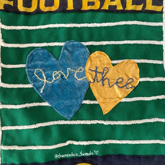 University of Notre Dame reworked Football field helmet hoodie - Picture 7 of 12